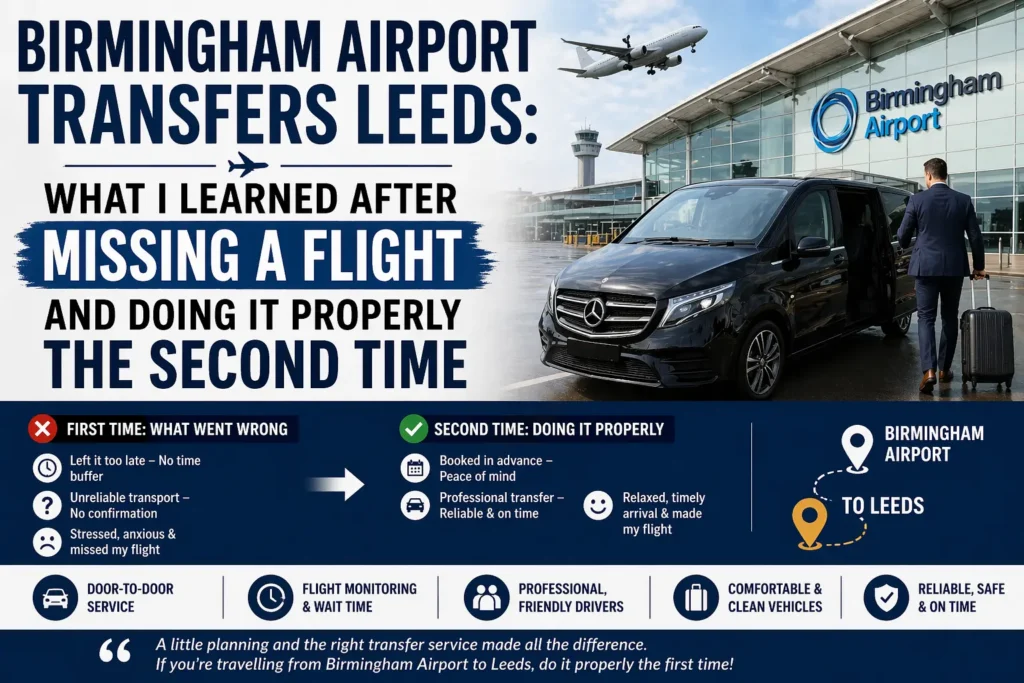Birmingham Airport Transfers Leeds: What I Learned After Missing a Flight and Doing It Properly the Second Time