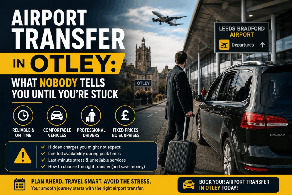 Airport Transfer in Otley – The Local Guide to Stress-Free Travel