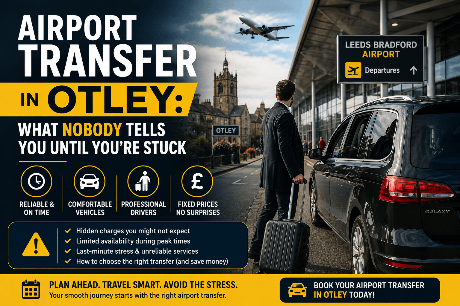 Airport Transfer in Otley: What Nobody Tells You Until You’re Stuck at the Bottom of the Chevin at 4am