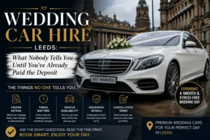 Wedding Car Hire Leeds: What Nobody Tells You Until You’ve Already Paid the Deposit