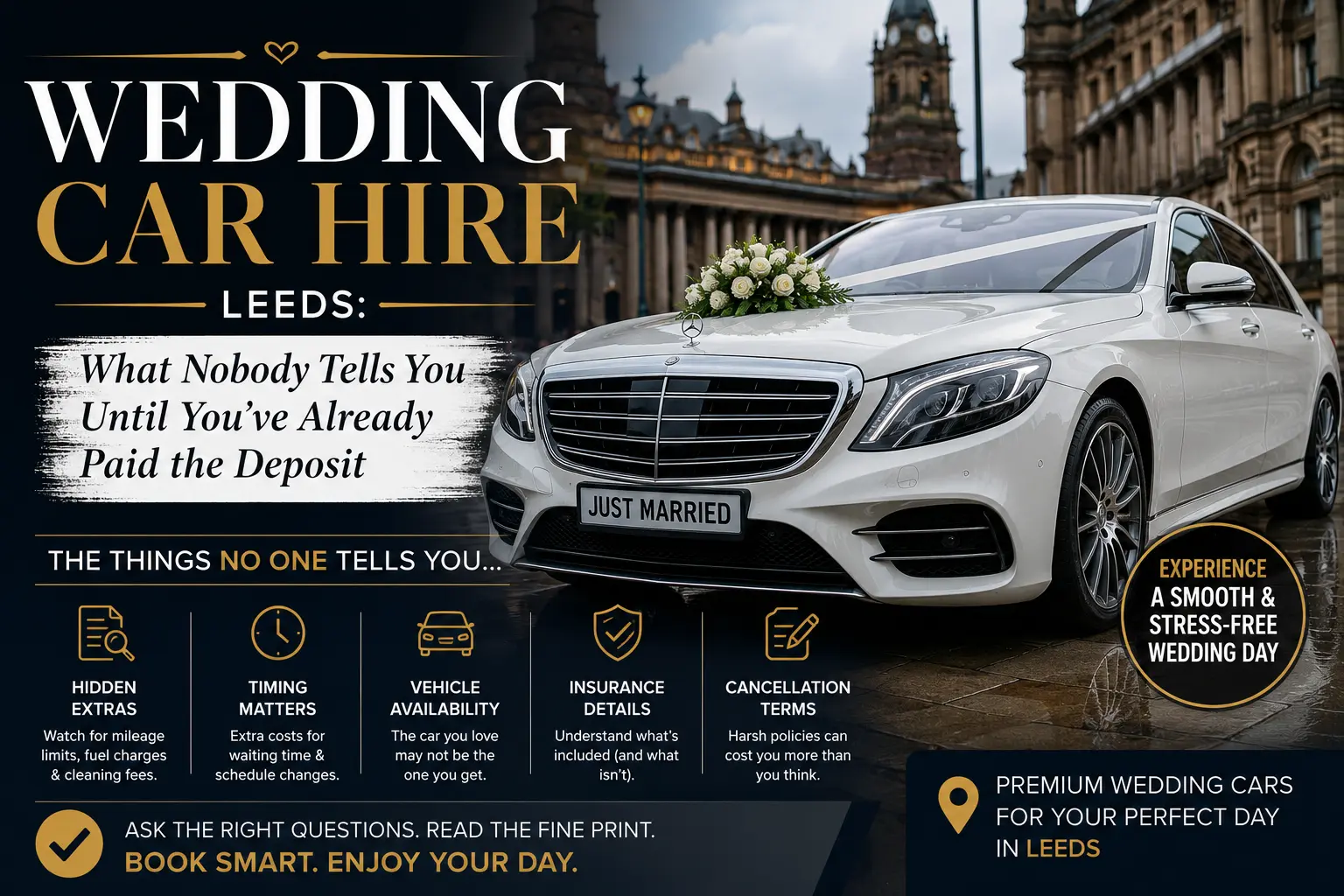 Wedding Car Hire Leeds: What Nobody Tells You Until You’ve Already Paid the Deposit
