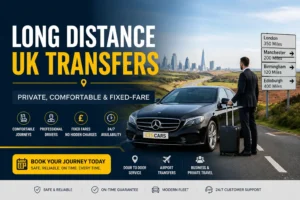 Long Distance UK Transfers — Private, Comfortable & Fixed-Fare